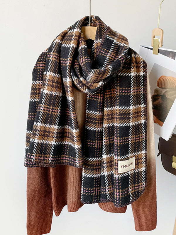 Plaid Shawl&Scarf