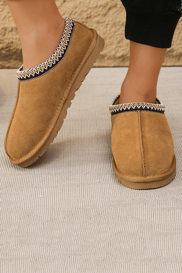 Ethnic Style Thin-soled Cotton Snow Boots