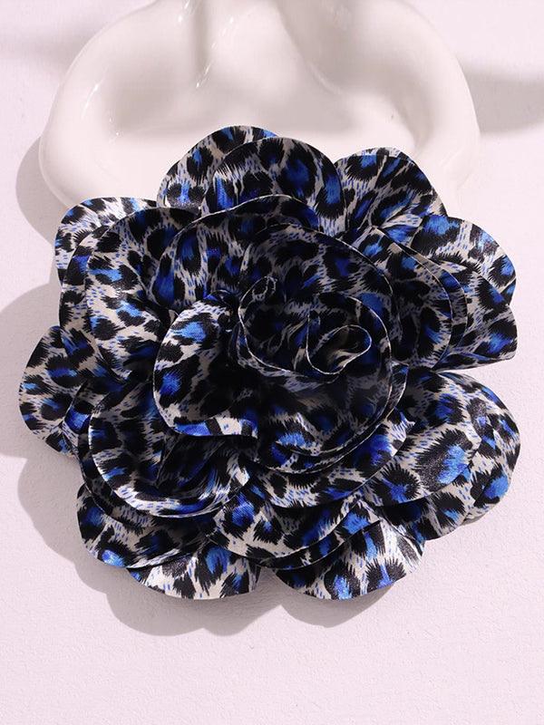 Flower Shape Leopard Brooch Accessories