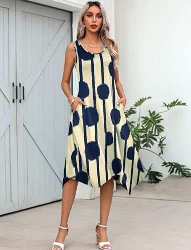 Sleeveless Round Neck Floral Loose Maxi Dress