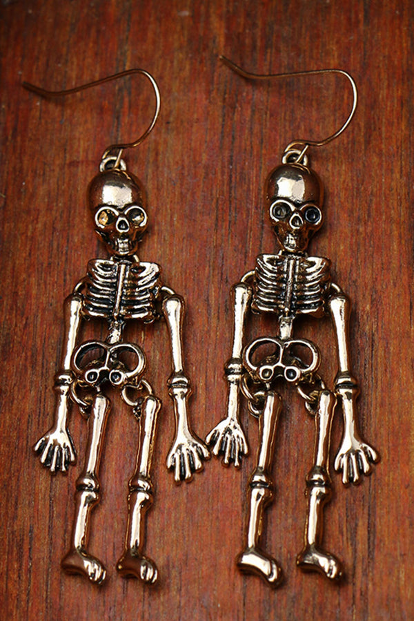 Halloween Dark Style Skull Earrings