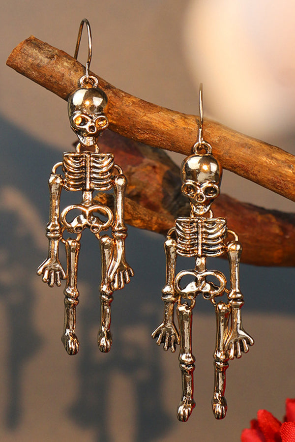 Halloween Dark Style Skull Earrings