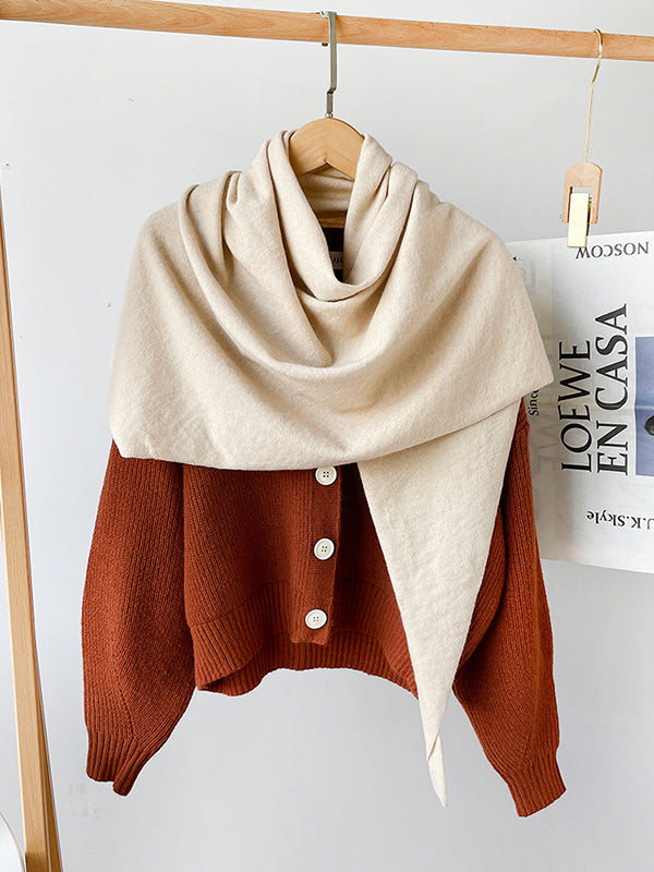 Solid Color Shawl