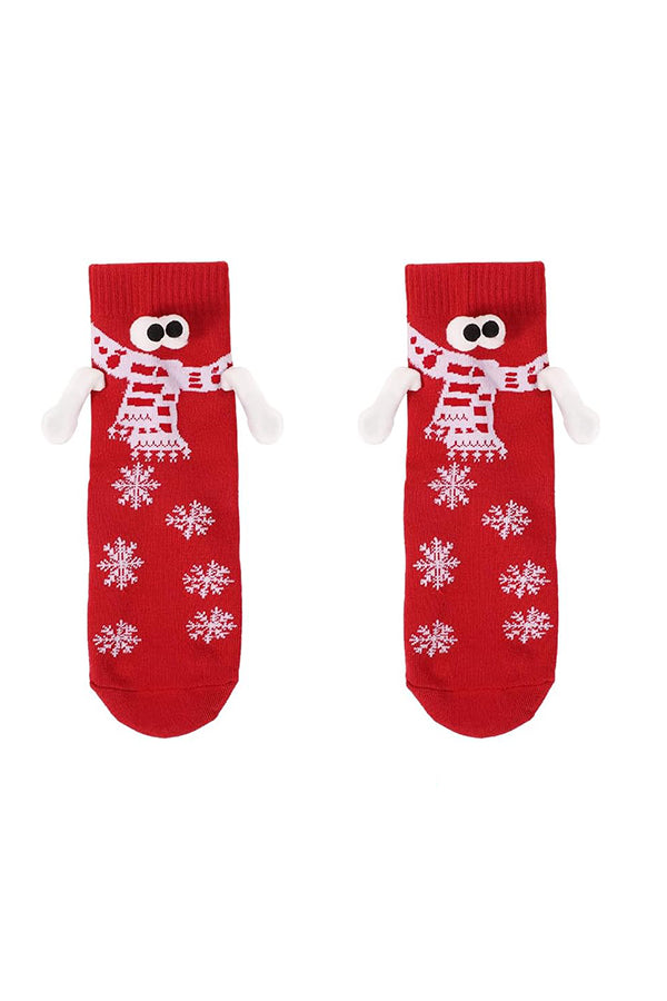 Christmas Cute Holding Hands Socks