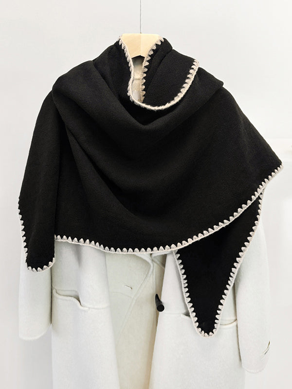 Contrast Color Shawl&Scarf