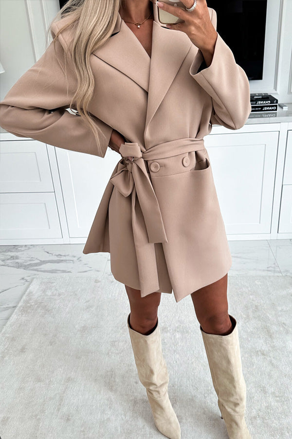 OLESYA LONG BEIGE JACKET