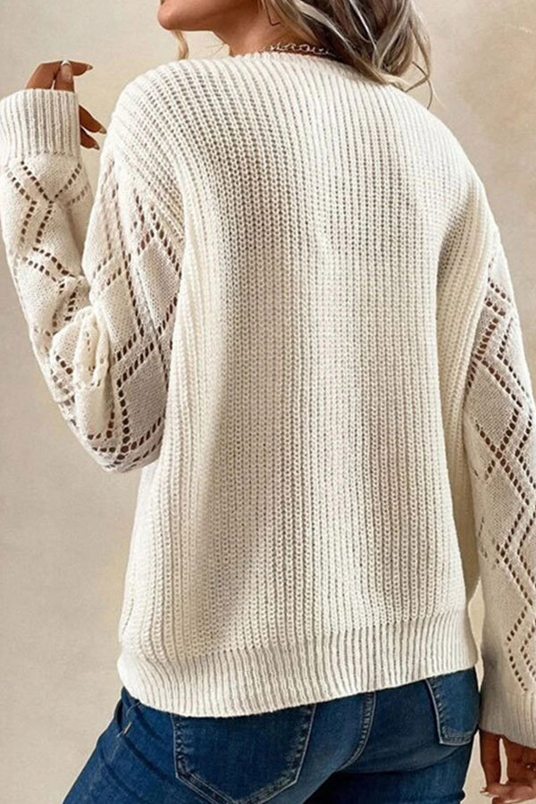 Loose casual pullover women's knitted sweater