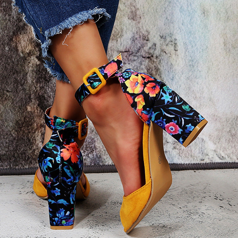 Bellccini Floral Flower Heels