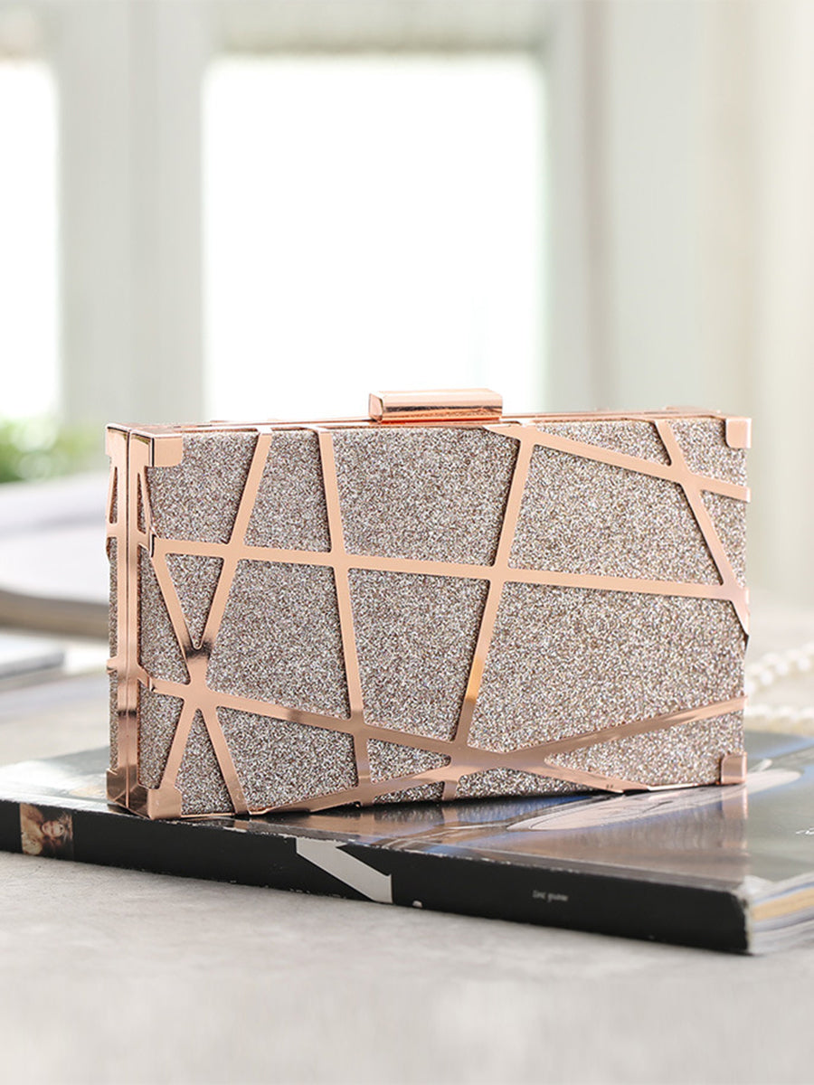 Metal Nest Box Evening Clutch Bag MNBF004