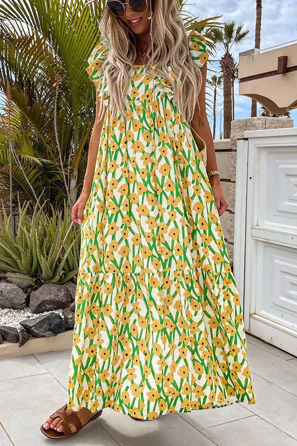 It All Begins with Love Floral Maxi Dress