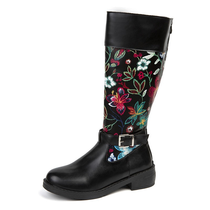 Valeria Blossom High-Top Boots