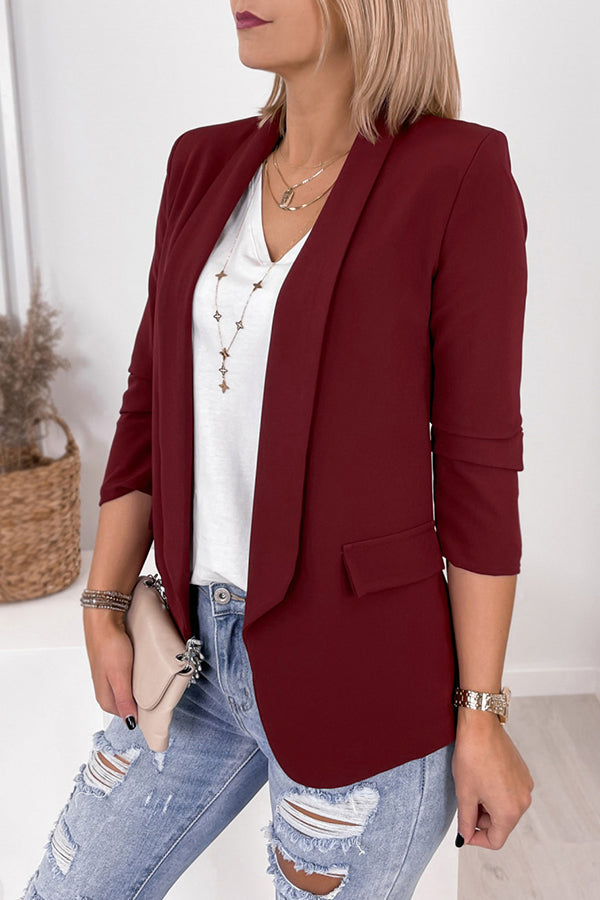 S'more Than A Feeling Lapel Blazer