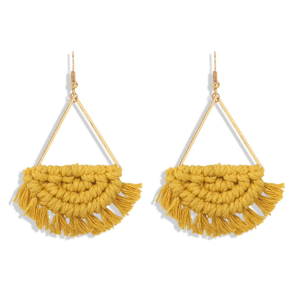 Simian Seaside Resort Hand Braided Earrings