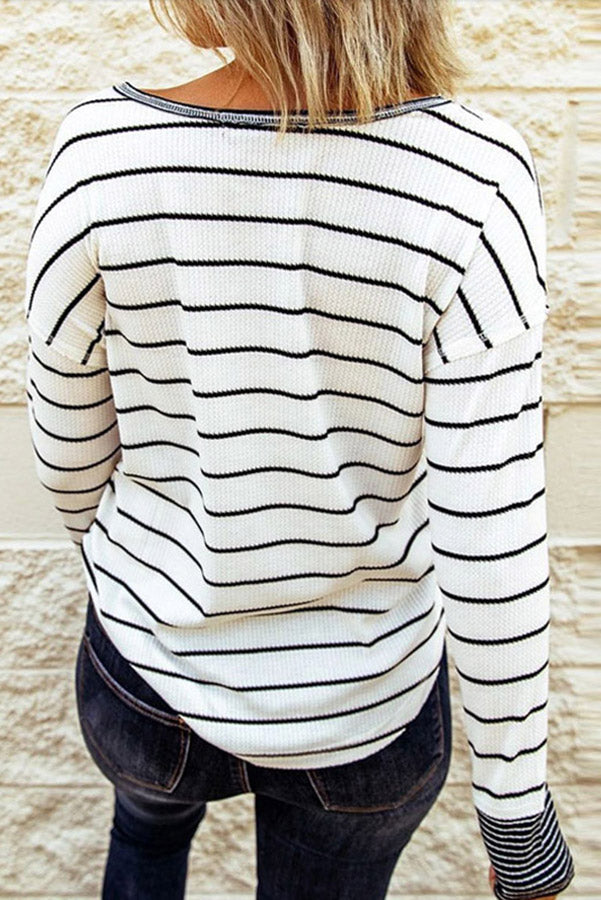 Follow Your Lead Striped Shift Top