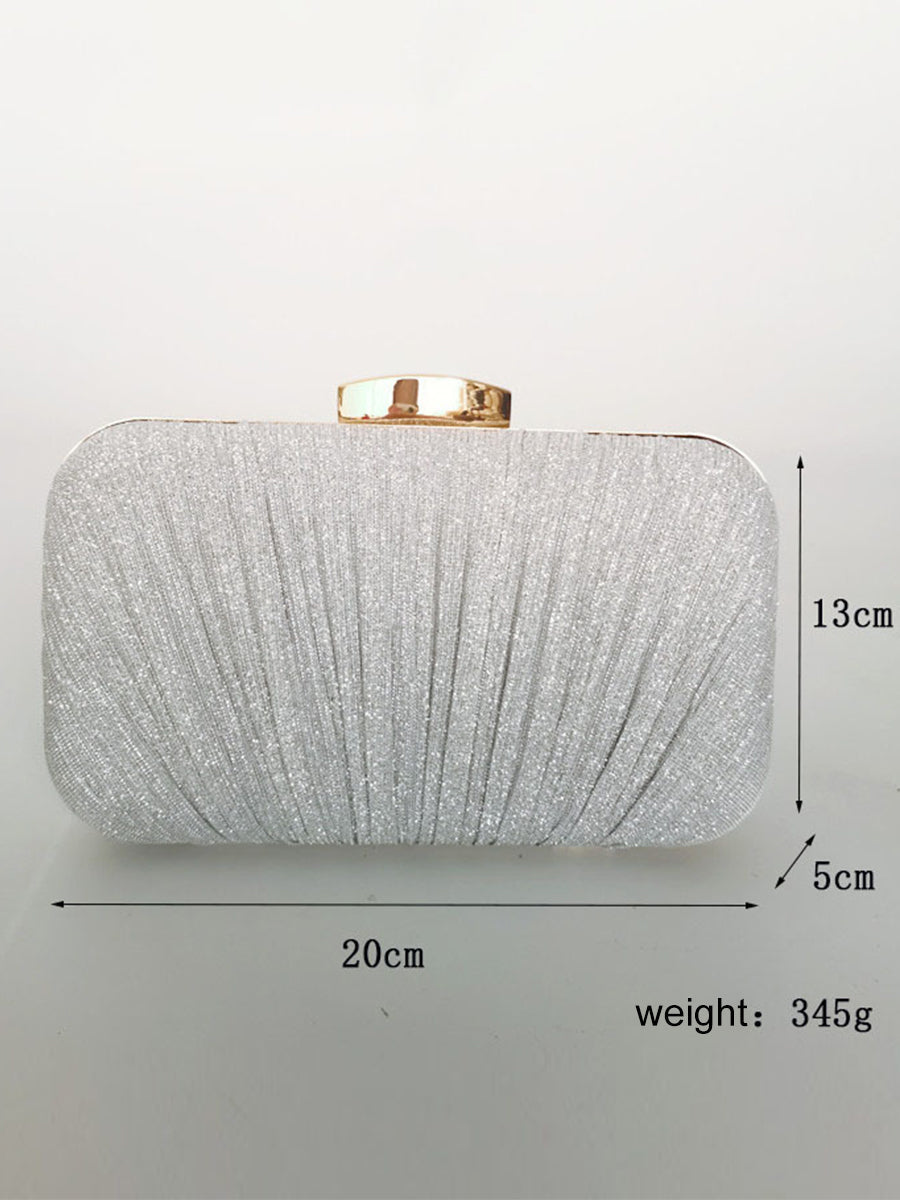 Fold Aluminum Frame Party Dinner Clutch Bag MNBF009