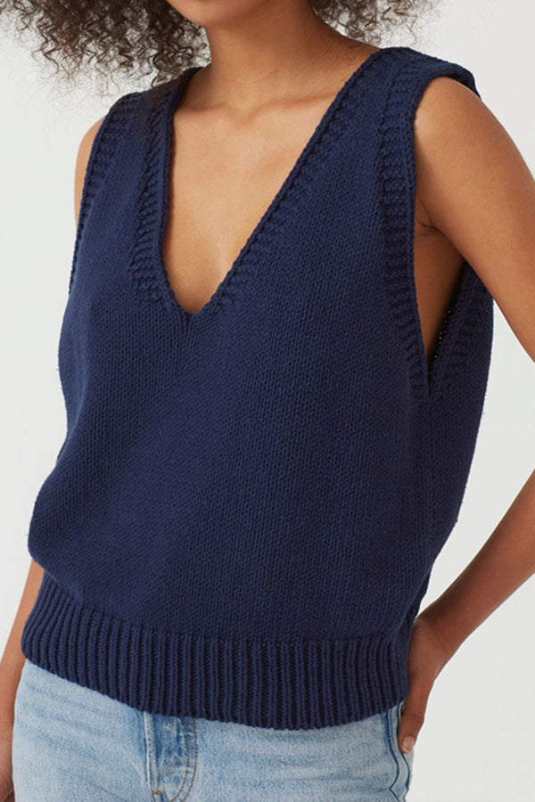 Knitted Vest Small Vest Women's Sleeveless Sweater