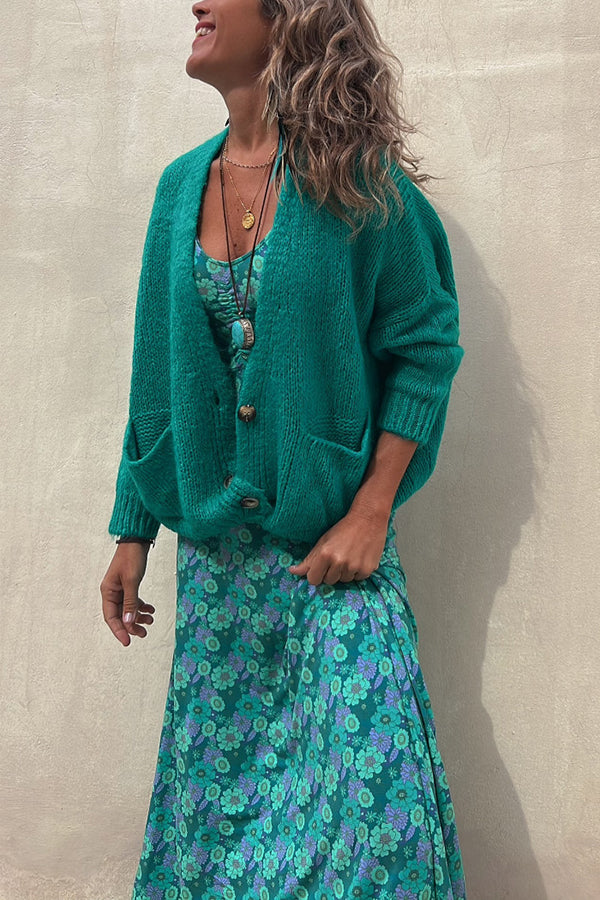 Dreaming of Boston Pocketed Button Front Cardigan