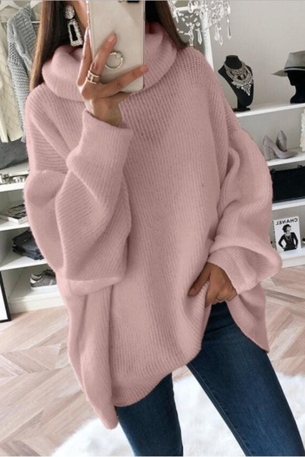 Golf Oversized Knitted Pullover Long Sleeve Sweater