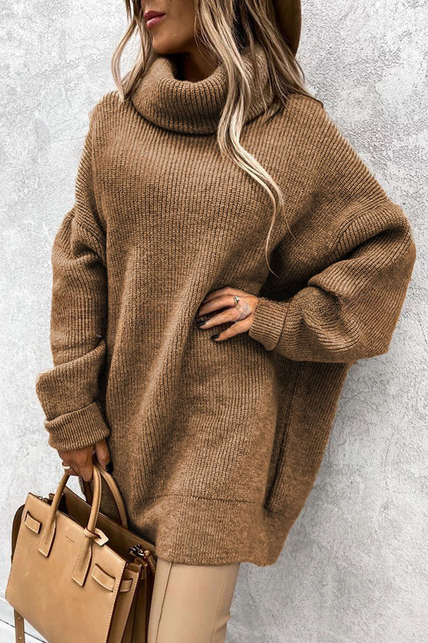 Golf Oversized Knitted Pullover Long Sleeve Sweater