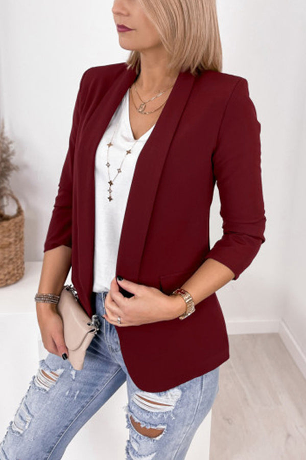 S'more Than A Feeling Lapel Blazer