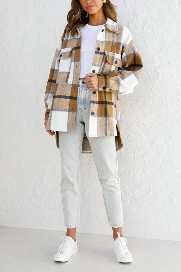 Women's Plaid Jacket, Coat