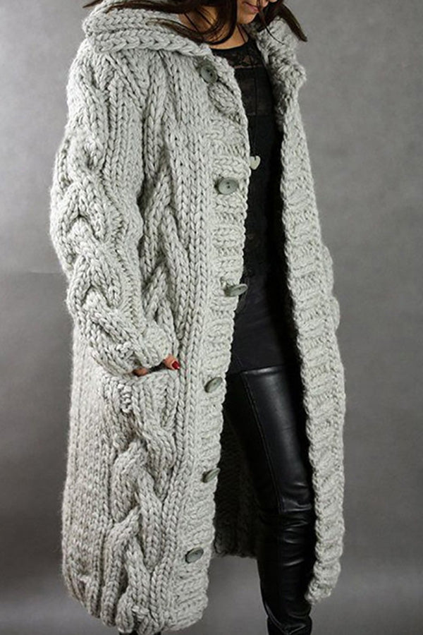 New cardigan large size sweater jacket