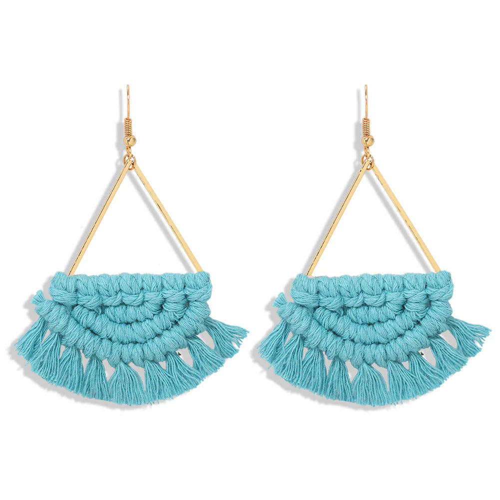 Simian Seaside Resort Hand Braided Earrings