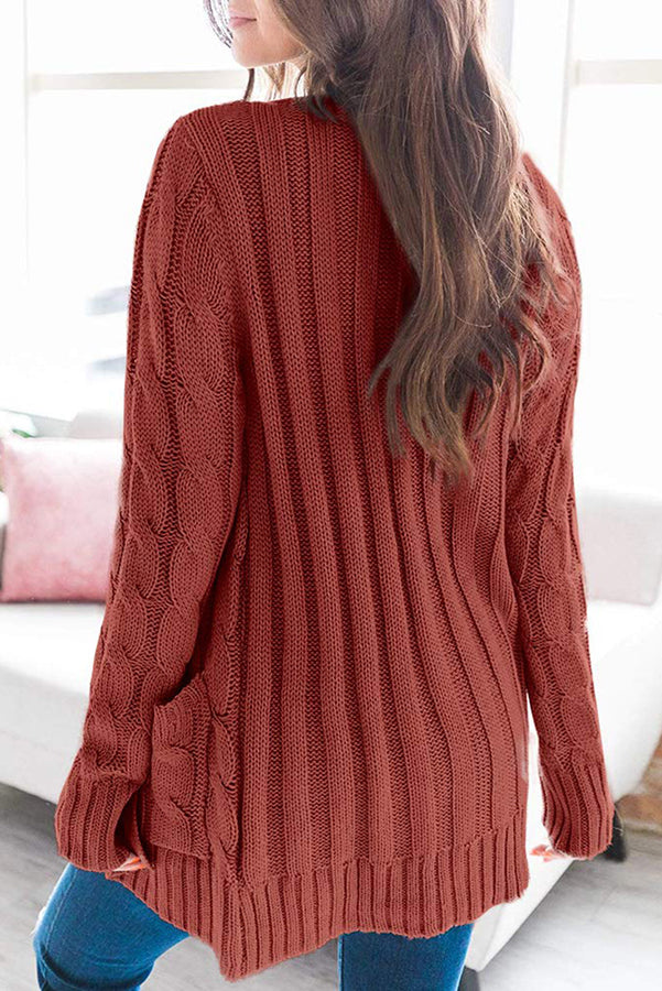 Harvest Horizon Cable Knit Cardigan