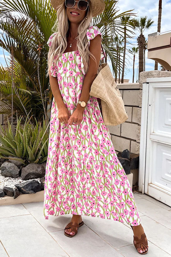 It All Begins with Love Floral Maxi Dress