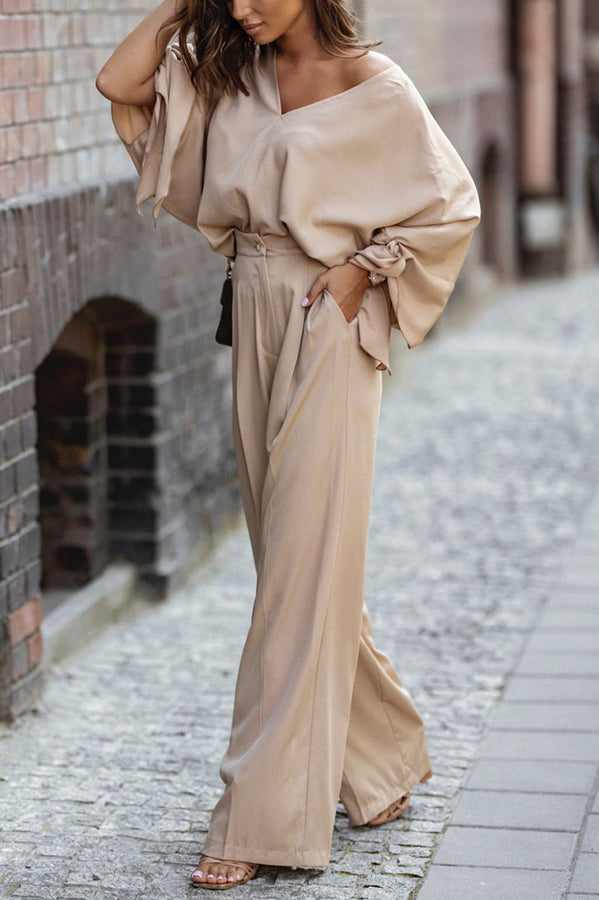 Newport Look Kimono Wide Leg Pants Suit