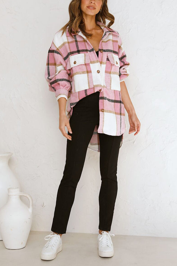 Women's Plaid Jacket, Coat