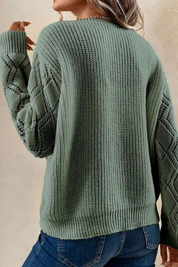 Loose casual pullover women's knitted sweater