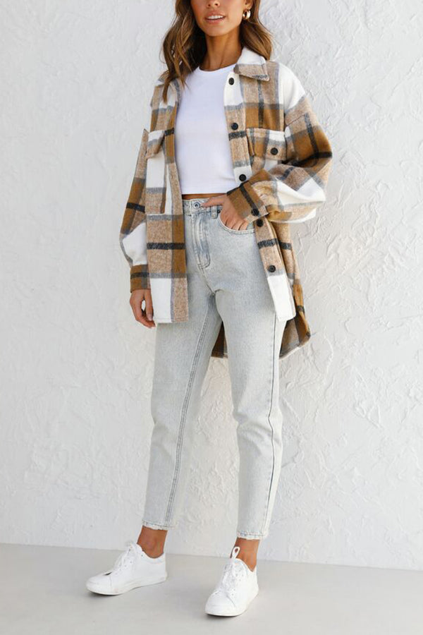 Women's Plaid Jacket, Coat