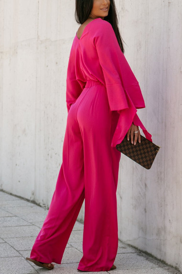 Newport Look Kimono Wide Leg Pants Suit