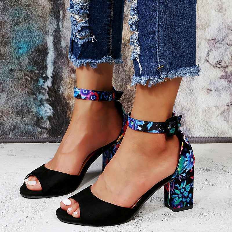 Bellccini Floral Flower Heels