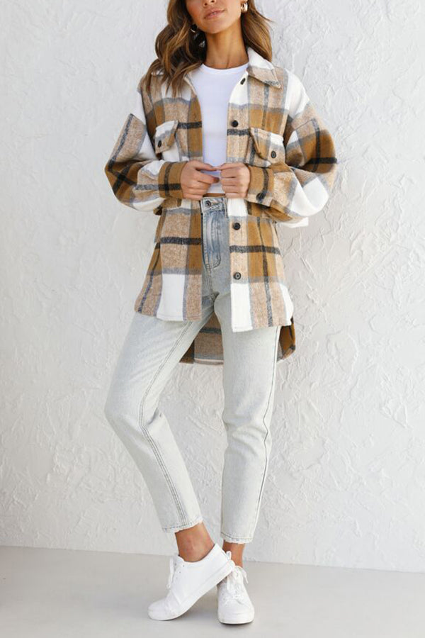 Women's Plaid Jacket, Coat