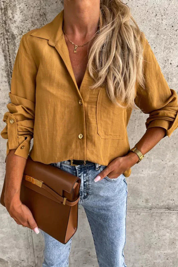 True Story Button Down Blouse