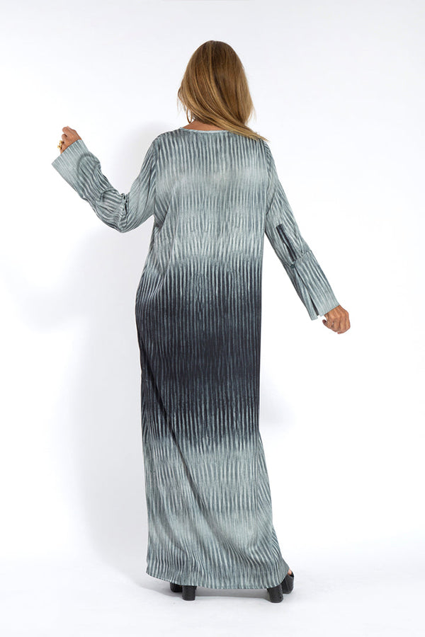 Gray gradient dress