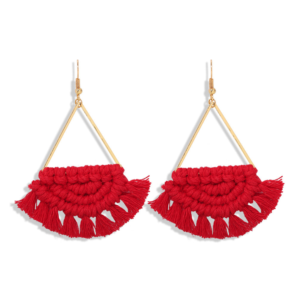 Simian Seaside Resort Hand Braided Earrings