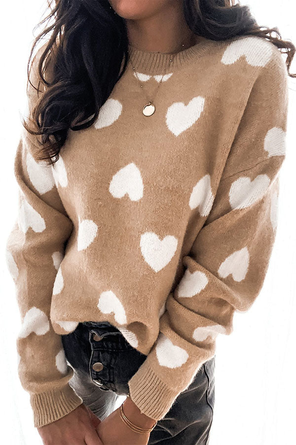 Heart To Heart Shift Cozy Sweater