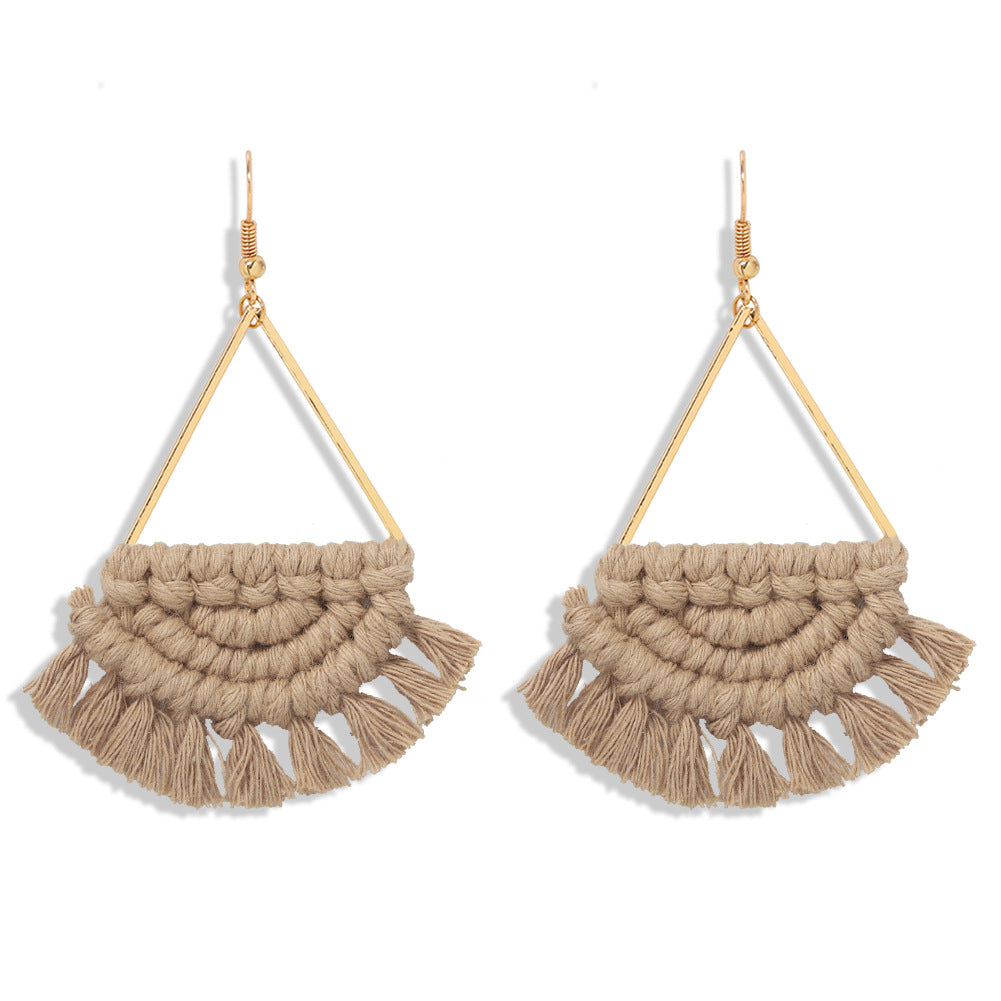 Simian Seaside Resort Hand Braided Earrings