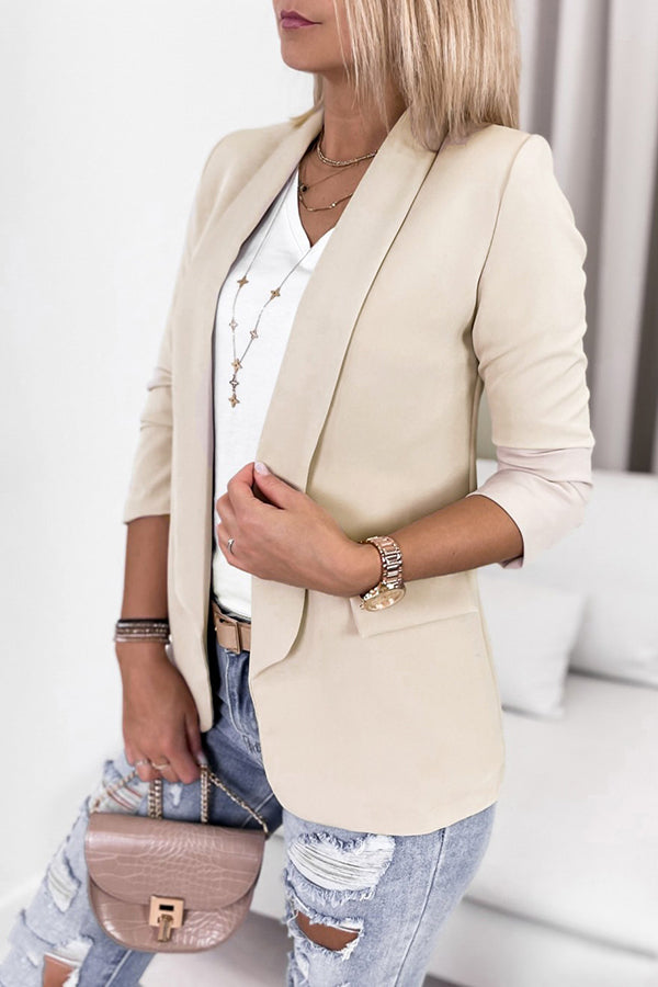 S'more Than A Feeling Lapel Blazer