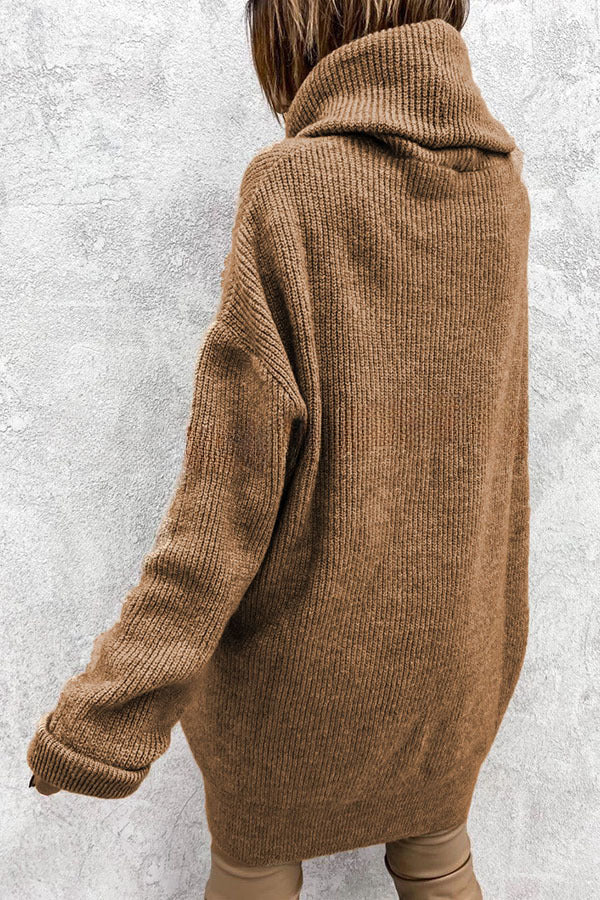 Golf Oversized Knitted Pullover Long Sleeve Sweater