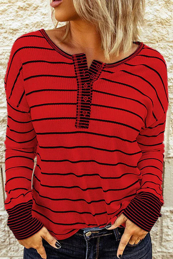 Follow Your Lead Striped Shift Top