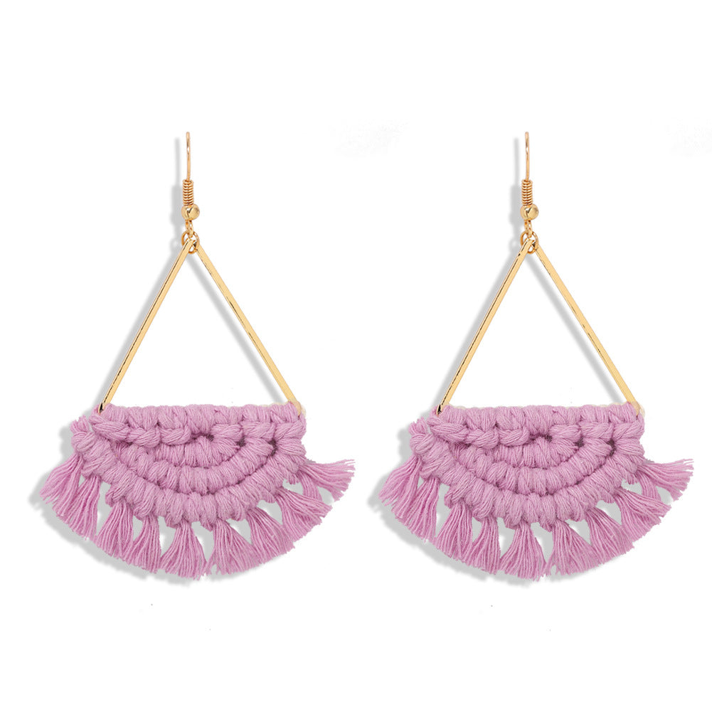 Simian Seaside Resort Hand Braided Earrings