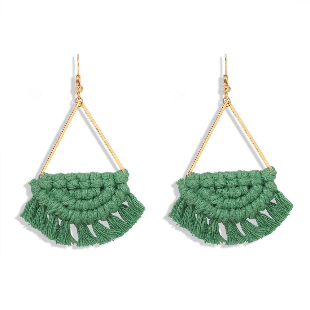 Simian Seaside Resort Hand Braided Earrings