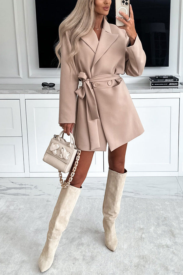 OLESYA LONG BEIGE JACKET